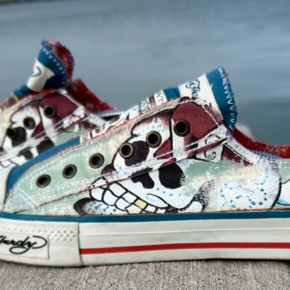 Ed Hardy Sneakers Men Sz 10 - Picture 3 of 9